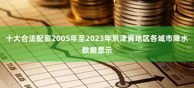 十大合法配资2005年至2023年京津冀地区各城市降水数据显示